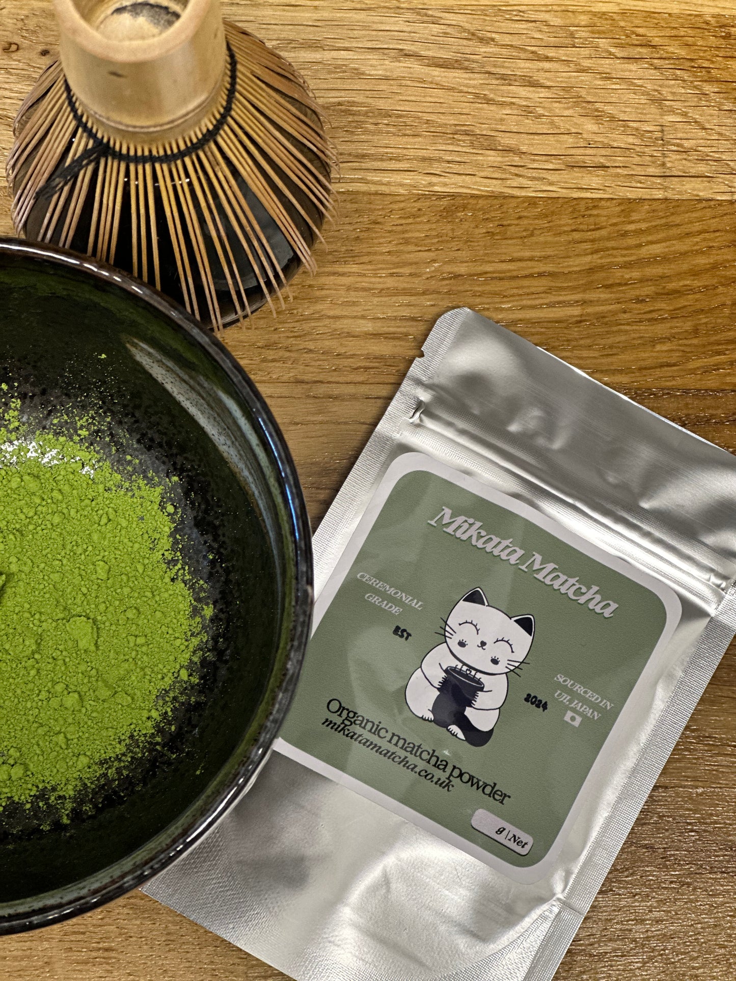 Organic Ceremonial Matcha Powder Mikata Matcha